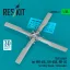 ResKit Tail rotor for MH-60L, UH-60A, HH-60 for Kitty Hawk / Zimimodel (3D Printed)