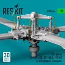 ResKit Tail rotor for SH-60B, SH-60F, HH-60H, MH-60R, MH-60S for Kitty Hawk/Zimimodel (3D Printed)