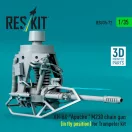 ResKit AH-64 Apache M230 chain gun (in fly position) for Trumpeter kit (3D Printed)