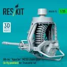 ResKit AH-64 Apache M230 chain gun (in fly position) for Trumpeter kit (3D Printed)