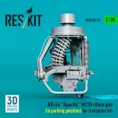 ResKit AH-64 Apache M230 chain gun (in parking position) for Trumpeter kit (3D Printed)