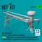 ResKit AH-64 Apache (A, D, E Early, AH Mk.I, DI Saraf) folded main rotor, early blades & fold restraint systems, MUMT, AN/APG-78 Longbow/ADSS for Takom/Snowman kit (3D Printed)