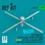 ResKit AH-64 Apache (A,D,E Early, AH Mk.I,DI Saraf) unfolded main rotor, early blades, MUMT, AN/APG-78 Longbow/ADSS for Meng kit (3D Printed)(1/35)