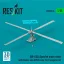 ResKit AH-64A Apache main rotor with blades and ADSS radar for Trumpeter kit (3D Printed)
