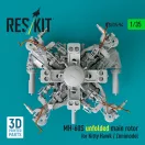 ResKit MH-60S unfolded main rotor for Kitty Hawk / Zimimodel (3D Printed)
