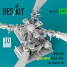 ResKit MH-60S unfolded main rotor (3D Printed) for Academy