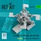 ResKit UH-60M/L/P, MH-60G, AH-60L DAP unfolded main rotor (3D Printed) for Academy