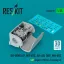 ResKit UH-60M/L/P, MH-60G, AH-60L DAP, MH-60S left engine T700 (3D Printed) for Academy