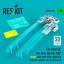 ResKit UH-60M/L/P, MH-60G, AH-60L DAP folded main rotor with blade fold restraint systems (3D Printed) for Academy