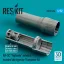 ResKit RA-5C Vigilante exhaust nozzles late type for Trumpeter kit (3D Printed)