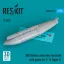 ResKit 300 Gallon centerline fuel tank with pylon for F-16 (A/B/C/D/E/F/I) (type 2) (1 pcs) (3D Printed)