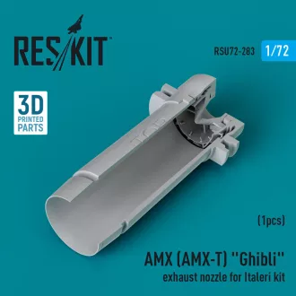   ResKit AMX (AMX-T) Ghibli exhaust nozzle for Italeri kit (3D Printed)