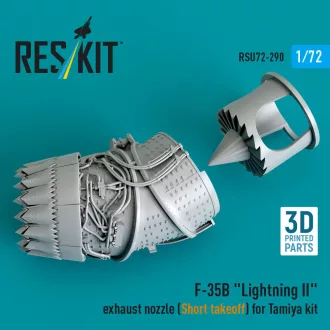   ResKit F-35B Lightning II exhaust nozzle (Short takeoff) for Tamiya kit (3D printed)