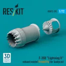 ResKit F-35B Lightning II exhaust nozzle (Parked/Fly) for Tamiya kit (3D printed)