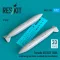 ResKit Tornado IDS/ECR 1500L underwing fuel tanks (welded) (German/Italian) (2 pcs) (3D Printed)