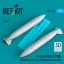 ResKit Tornado IDS/ECR 1500L underwing fuel tanks (welded) (German/Italian) (2 pcs) (3D Printed)