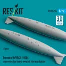 ResKit Tornado IDS/ECR 1500L underwing fuel tanks (welded) (German/Italian) (2 pcs) (3D Printed)