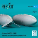 ResKit Tornado IDS/ECR 1500L underwing fuel tanks (welded) (German/Italian) (2 pcs) (3D Printed)