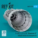 ResKit F-4 (E, J, F, G, S) Phantom II exhaust nozzles for Hasegawa kit (3D Printed)