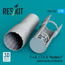 ResKit F-4 (E, J, F, G, S) Phantom II exhaust nozzles for Revell kit (3D Printed)