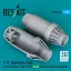 ResKit F?15 Eagle/Strike Eagle (A, B, C, D, E early, J) F100-PW-220 closed exhaust nozzles for Academy kit (3D Printed)