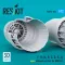 ResKit F?15 Eagle/Strike Eagle (A,B,C,D,E early,J) F100-PW-220 open exhaust nozzles for GWH kit (3D Printed)