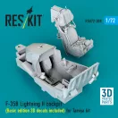 ResKit ?F-35B Lightning II cockpit (Basic edition 3D decals included) (3D Printed) for Tamiya