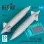 ResKit Tornado 2250L underwing fuel tanks (RAF, RSAF) (2 pcs) (3D Printed)