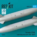 ResKit Tornado 2250L underwing fuel tanks (RAF, RSAF) (2 pcs) (3D Printed)