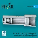 ResKit F-104 (A, C, D, J, G) Starfighter exhaust nozzle for Revell/Monogram kit (3D Printed)