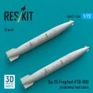 ResKit Su-25 Frogfoot PTB-800 underwing fuel tanks (2 pcs) (3D Printed)