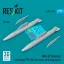ResKit MiG-29 Fulcrum underwing PTB-1150 fuel tanks with wing pylons (2 pcs) (3D Printed)