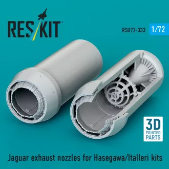   ResKit Jaguar exhaust nozzles for Hasegawa/Italleri kits (3D Printed)