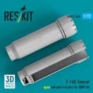 ResKit F-14D Tomcat open exhaust nozzles for GWH kit (3D Printed)