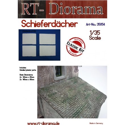 RT-Diorama Slate roofs for diorama construction