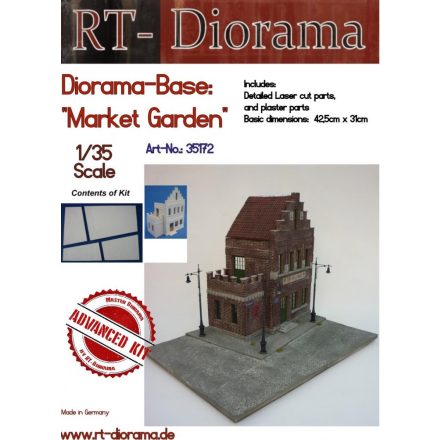 RT-Diorama Diorama-Base: "Market Garden" makett