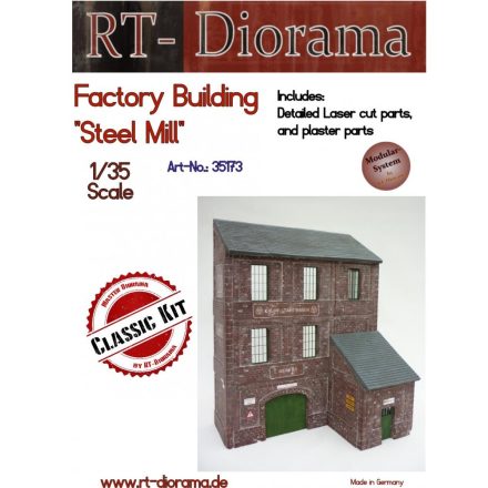RT-Diorama Factory Building: "Steel Mill" makett