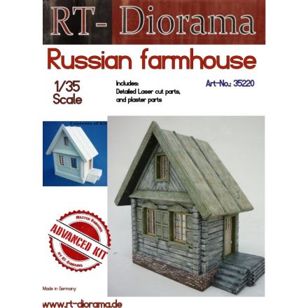 RT-Diorama Russian Farmhouse makett