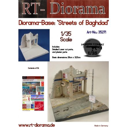 RT-Diorama "Streets of Baghdad" Diorama Base makett