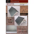 RT-Diorama Trapezoidal sheet (black) makett