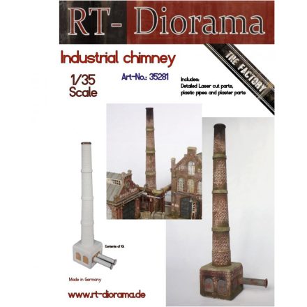 RT-Diorama Industrial Chimney makett