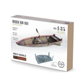 RT-Diorama Wooden Row Boat makett