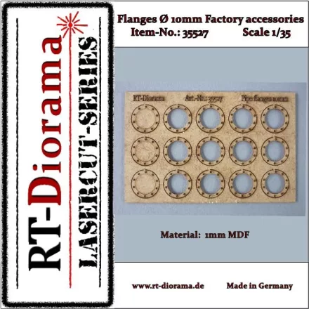 RT-Diorama Flanges Set (10mm) 1/35