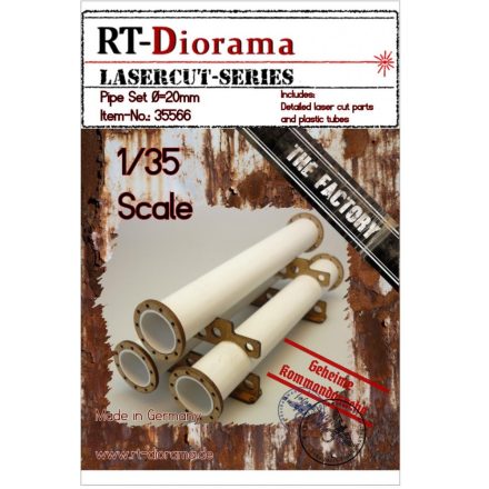 RT-Diorama Pipe Set D=20mm (3pcs.)