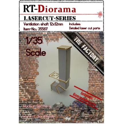RT-Diorama Ventilation shaft 12x12mm