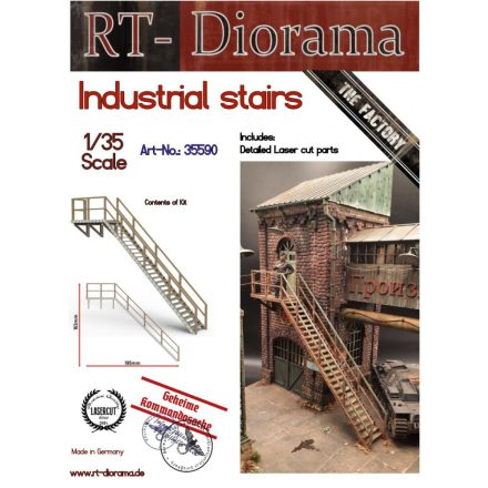 RT-Diorama Industrial stairs