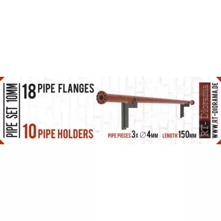 RT-Diorama Pipe Set 4mm makett