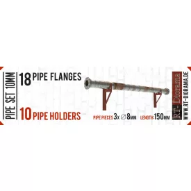 RT-Diorama Pipe Set 8mm makett