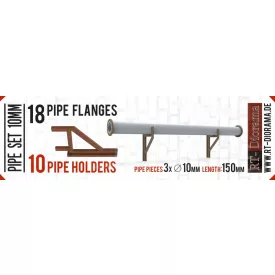 RT-Diorama Pipe Set 10mm makett