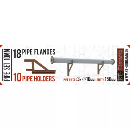 RT-Diorama Pipe Set 10mm makett